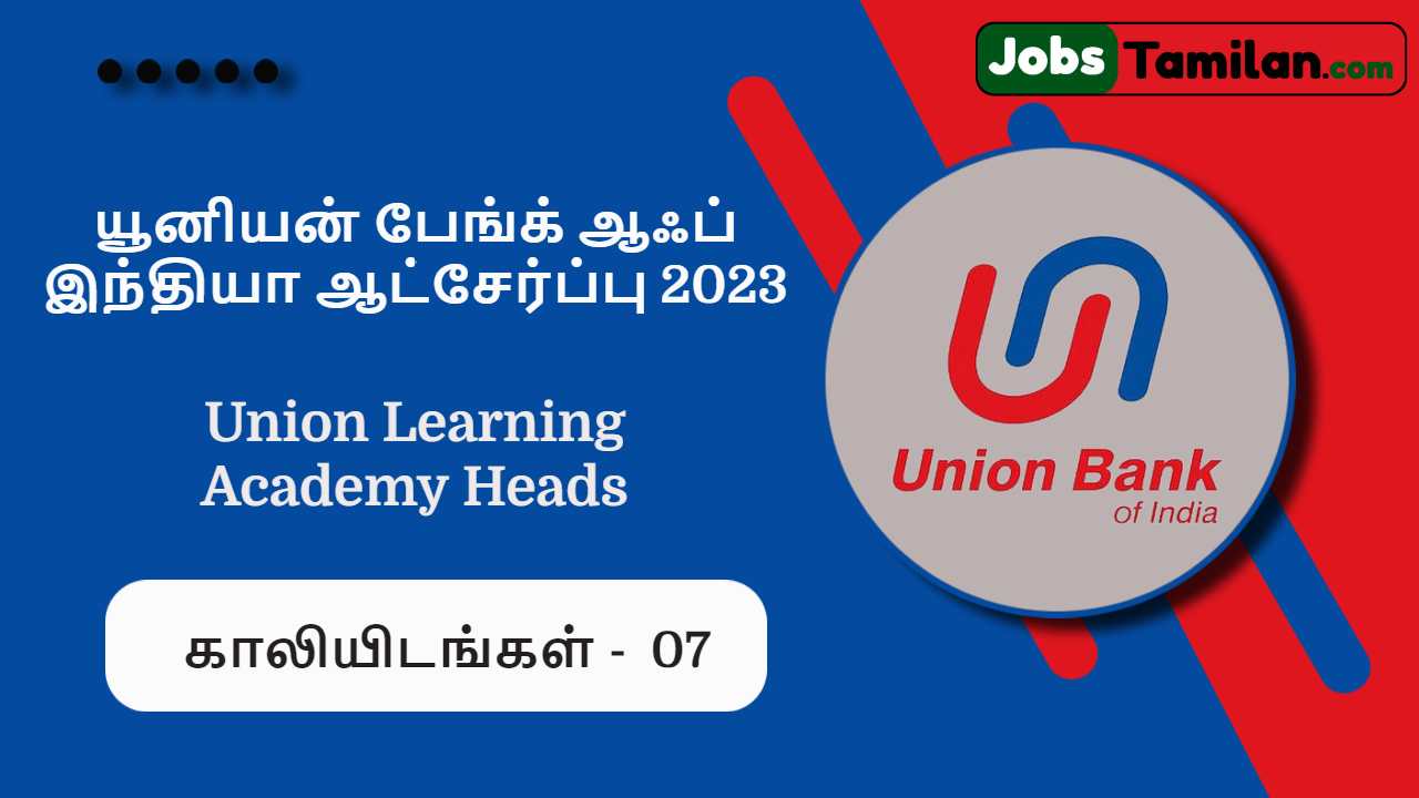 Union Bank of India Recruitment 2023